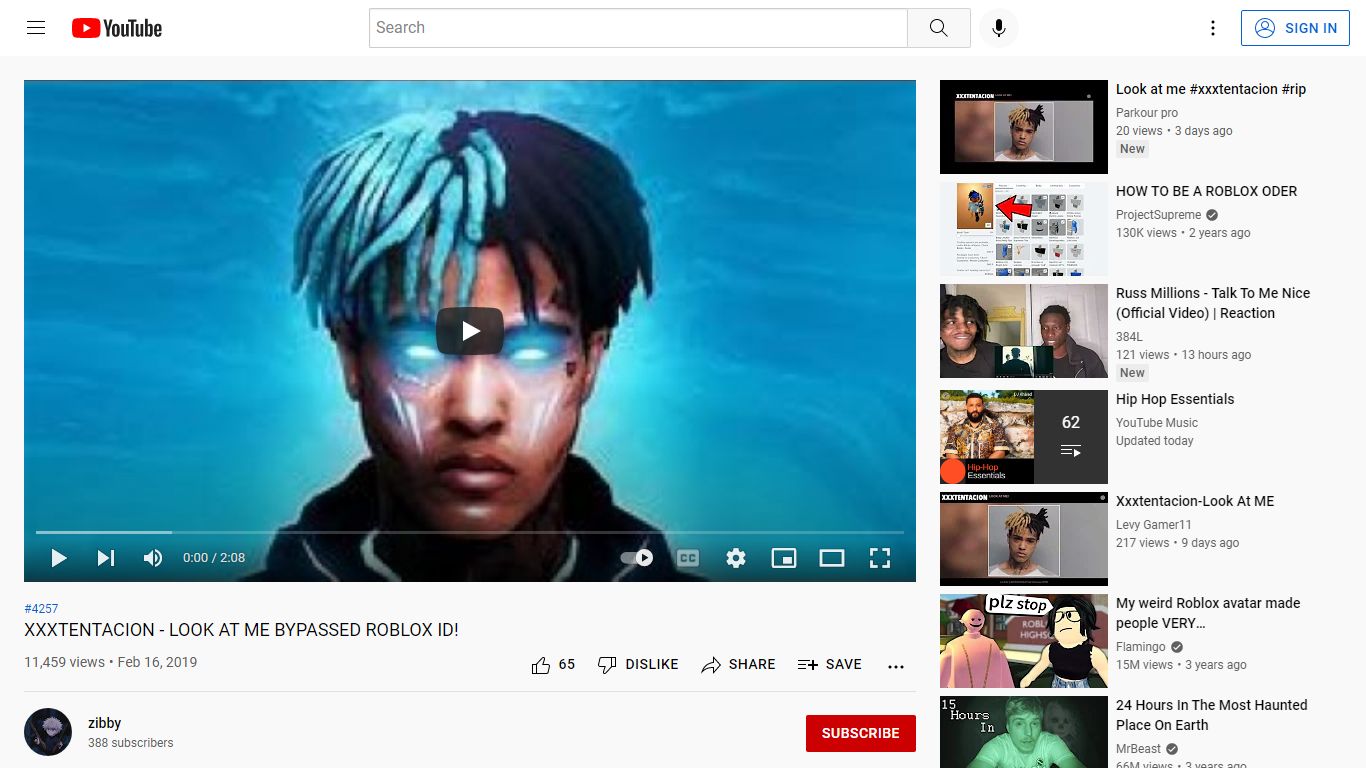 XXXTENTACION - LOOK AT ME BYPASSED ROBLOX ID! - YouTube